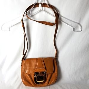 Michael Kors Tan Leather Crossbody Mini Purse